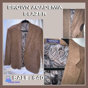 Brown Corduroy Blazer
